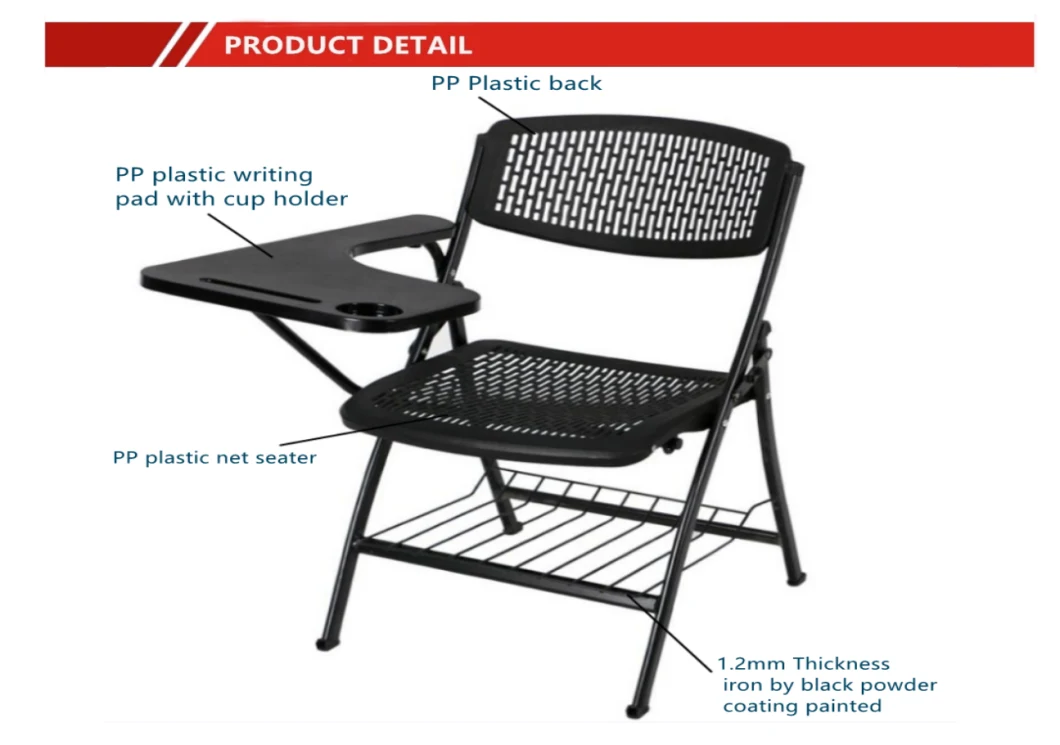 Plastic Metal Leisure Public Wedding Dining Chair Furniture (KL-265)