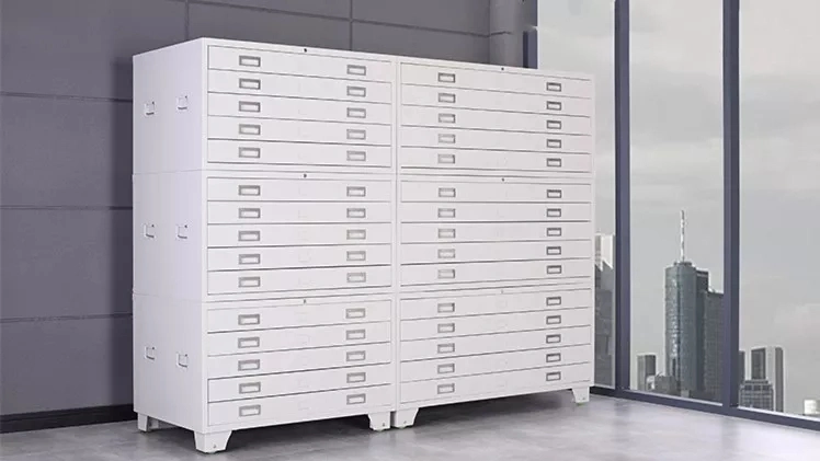 Steel Office Architectural Drawing Storage Filing A0 Architect Drawer File Cabinet