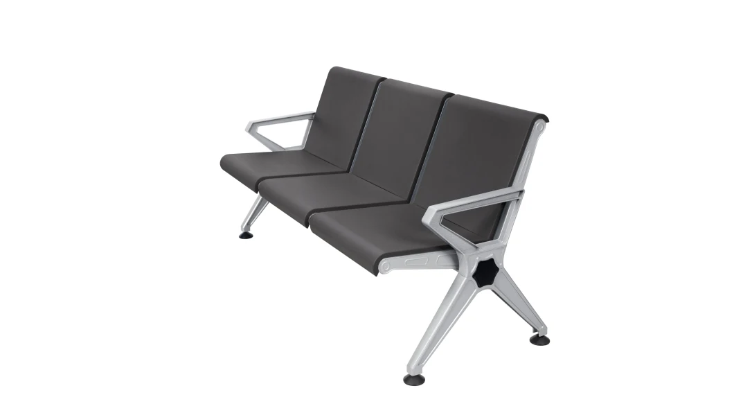 High Performance Unfolded Medical Furniture Public Chair with PU Cushion Tb103PU