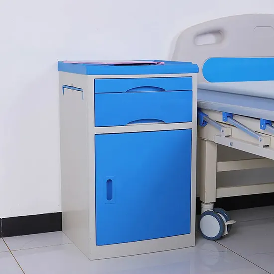 China Medical Furniture Factory Made Hot Sales Medical Ward ABS Bedside Locker in Hospital