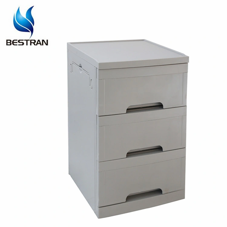 Bt-Al003 Cheap Hospital Furniture Mobile ABS Bedside Cabinet Medical Bedside Locker
