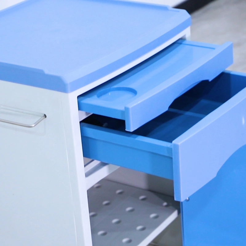 ABS or PP Medical Bedside Tables Plastic Storage Cabinet Locker