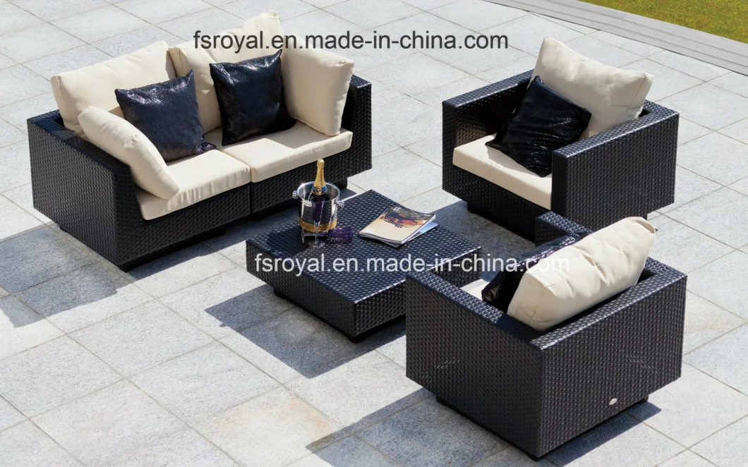 New Wicker Rattan Sofa Sets Outdoor Garden Sofa Hotel Lobby Patio Furniture