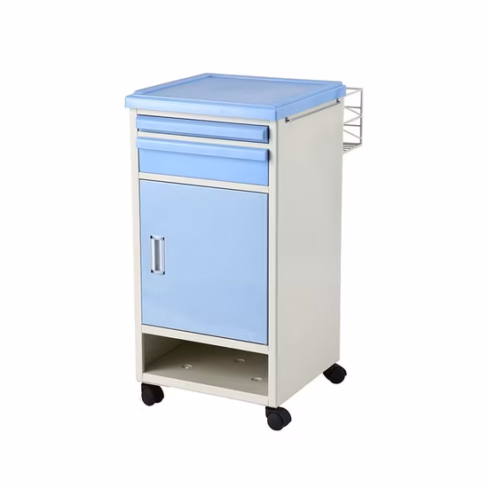 China Medical Furniture Factory Made Hot Sales Medical Ward ABS Bedside Locker in Hospital