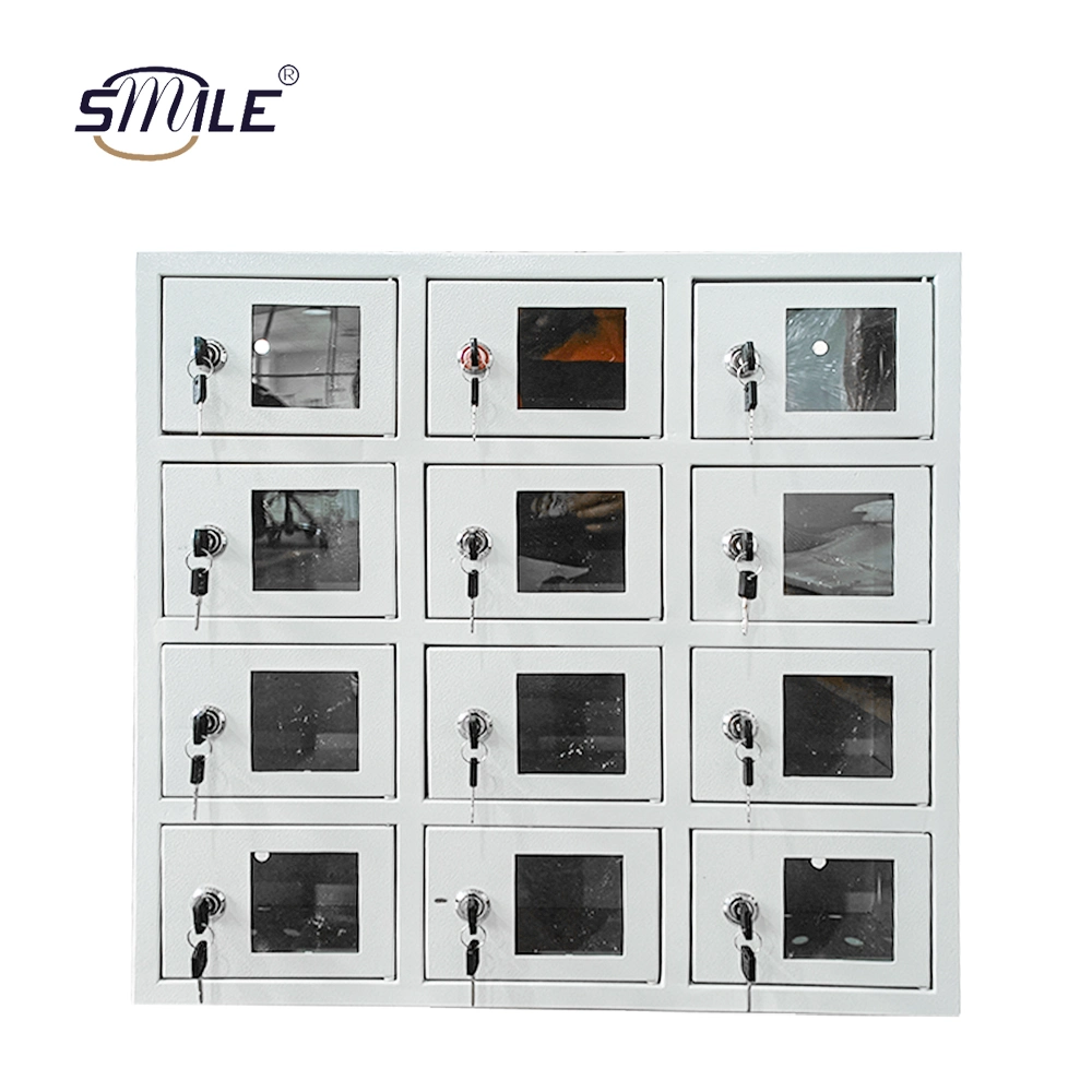 Smile Custom Metal Key Lockers with Multiple Doors