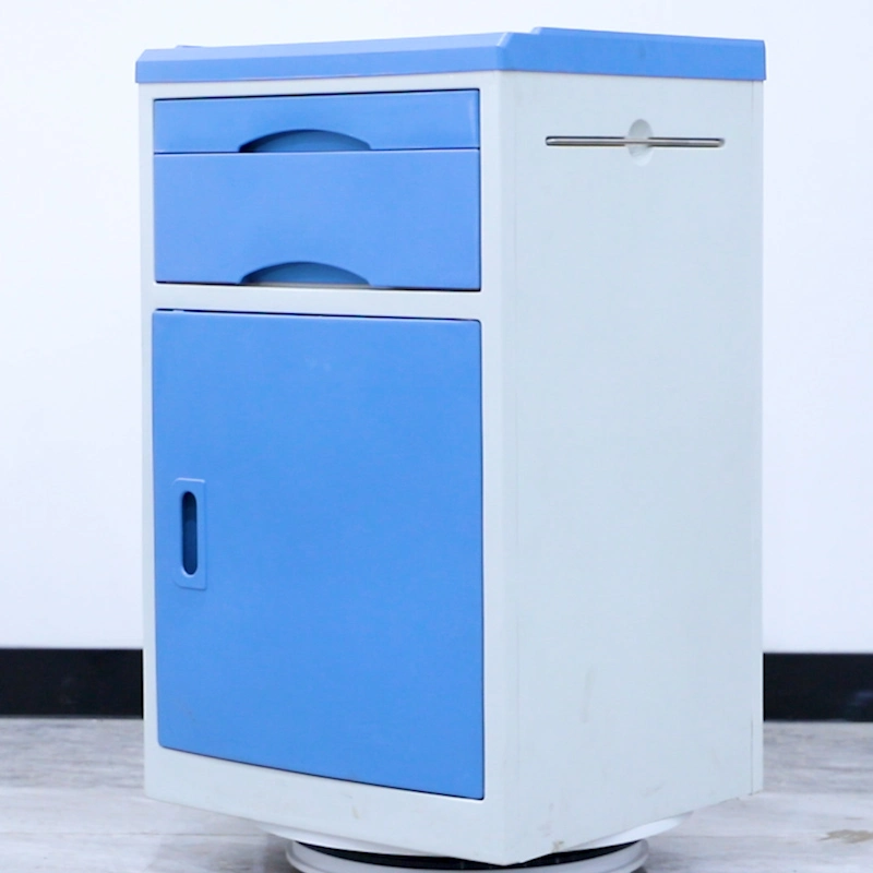 ABS or PP Medical Bedside Tables Plastic Storage Cabinet Locker