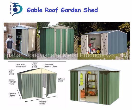 DIY New-Style Garden Sheds Used for Storage Tools (RDSA6X7-G2)