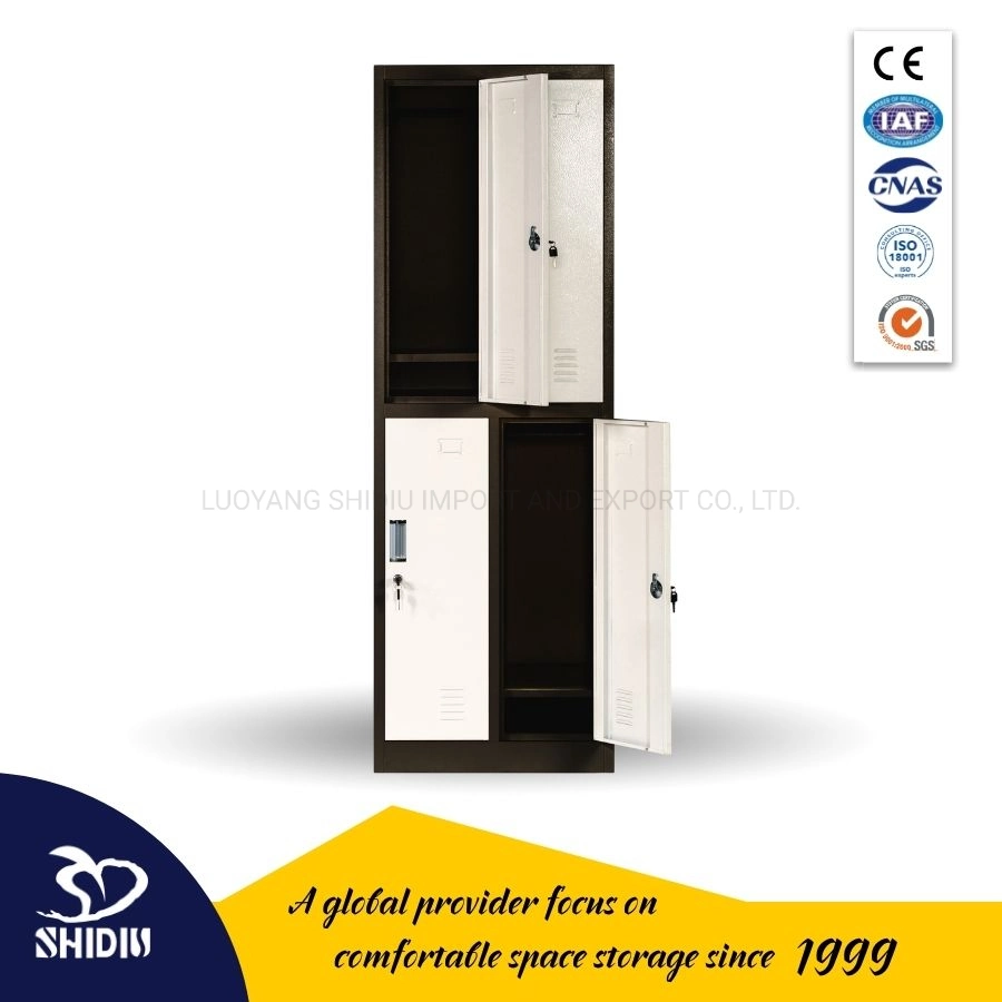 Multiple Functional Steel Locker for Sale 4 Door Staff Locker