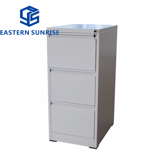 Fully Extension Vertical 2/3/4 Drawer Metal Filing Cabinet Steel File Storage Units Modern Office Furniture