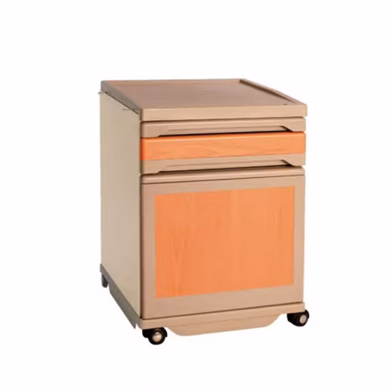 Manufacturers Factory Wholesale Good Quality Medicine Mobile ABS Hospital Bedside Locker for Clinic Furniture