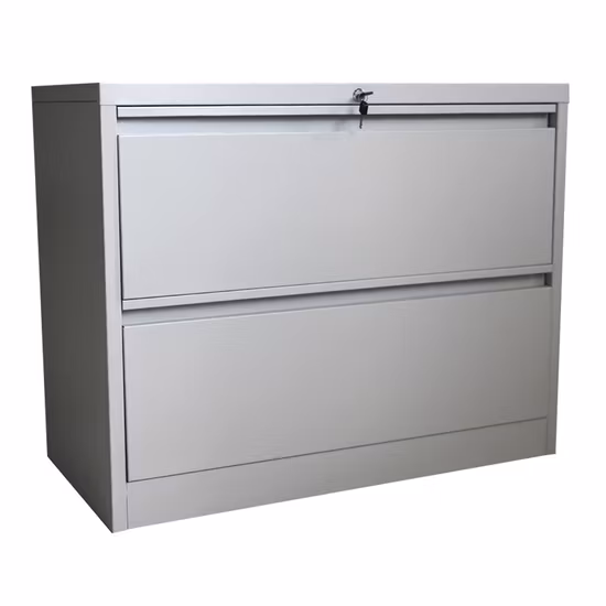 Lateral File White Metal Special Two Drawer Steel Filing Cabinet