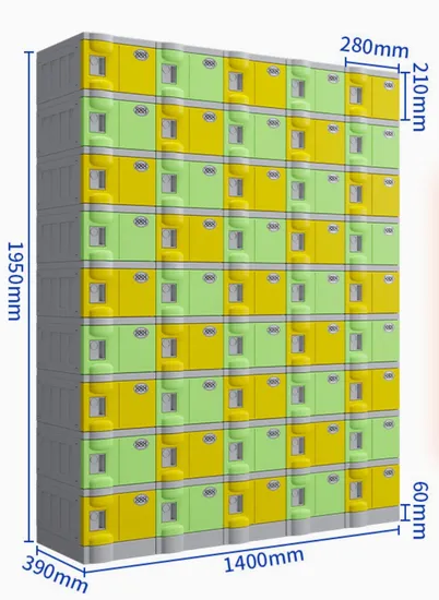 Plastic Storage ABS Locker for Gym and School