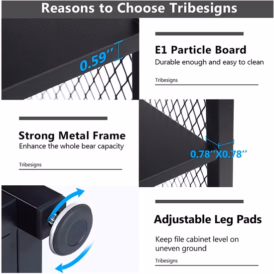 Letter Size High Side Four Drawers Vertical File Cabinet Modern File Cabinet