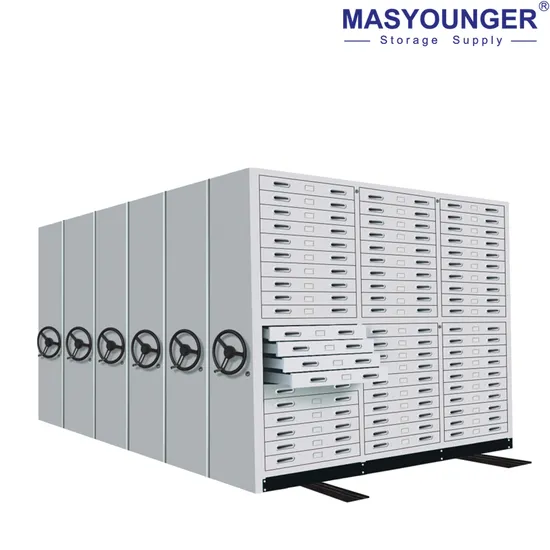 Steel Mobile Mass Cabinet Documents Map Drawing Storage Cabinet