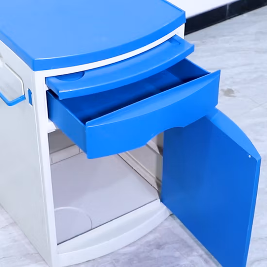 Manufacturer ABS Hospital Bedside Cabinet / Table / Lockers
