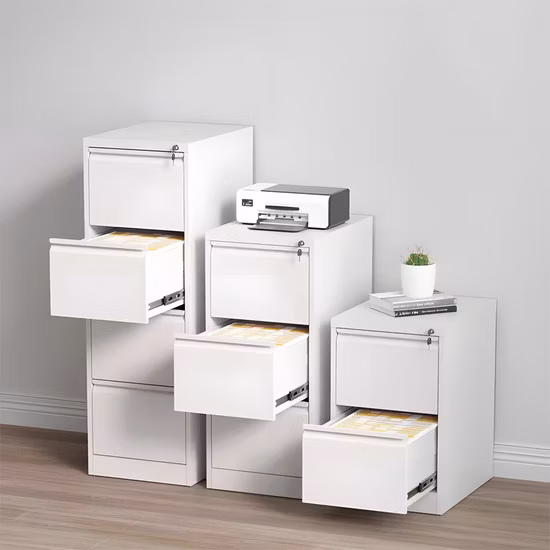 Fire Resistant Filing Cabinet with 4 Drawer for Office Use, Fireproof 4 Drawer Storage Cabinet, 4 Drawer File Cabinet