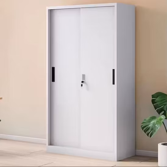 Modern Office Furniture 2 Door Metal Storage Fill Cupboard Steel Almirah Filing Cabinet