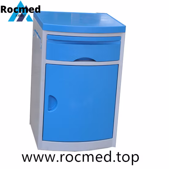 Medical Products Hospital ABS Plastic Bedside Locker on Castors