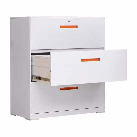 Steel Construction Metal Organizer 5 Drawer Lateral File Cabinet Office Lateral File Cabinet