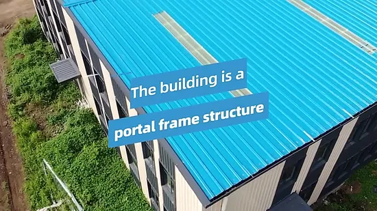 Light Frame Steel Structure Building Steel Hangar Buildings Prefabricated Steel Sheds