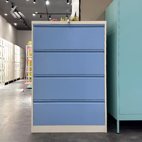 3-Drawer Lateral Files Locking Metal Wide File Cabinet with Drawers for Office Home