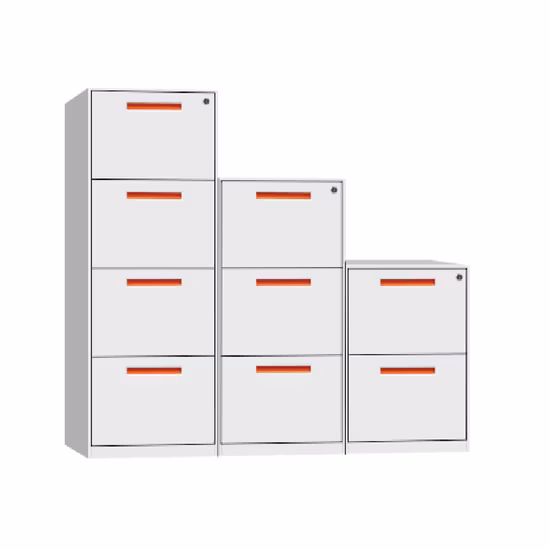 Customized Easy Assemble Office Steel Storage Lateral File Cabinet Vertical Metal 4 Drawer Filing Steel Cabinet